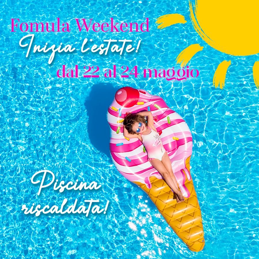 offerta weekend a Maggio: 48 ore di sole - bambini gratis!